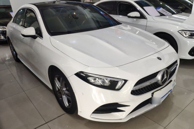Used Mercedes-Benz A-Class 2020 Second Facelift A 180 L Sport Sedan Front Right 45 Deg