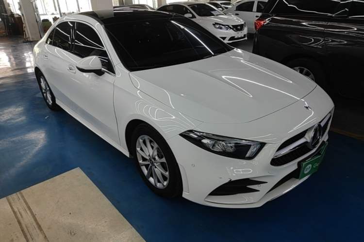 Used Mercedes-Benz A-Class 2020 Restyled A 200 L Sport Sedan Dynamic Version Front Right 45 Deg