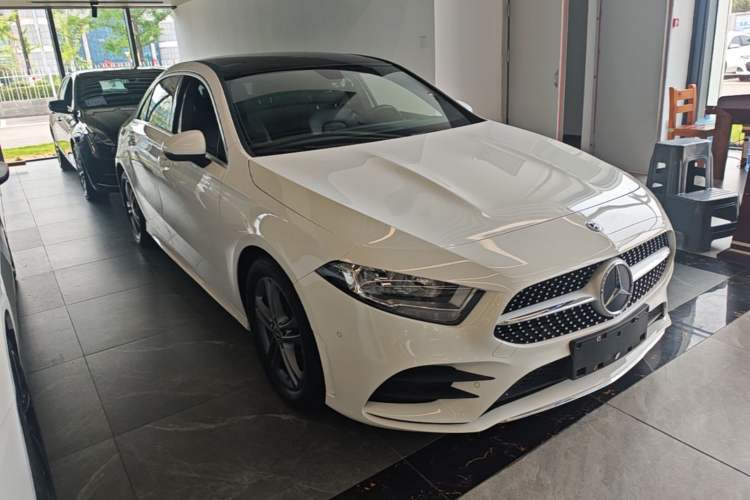 Used Mercedes-Benz A-Class 2020 Second Facelift A 180 L Sport Sedan Front Right 45 Deg
