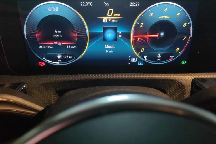 Used Mercedes-Benz A-Class 2020 Restyled A 200 L Sport Sedan Dynamic Version Instrument Cluster