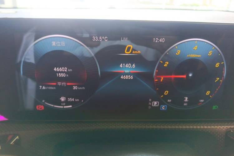 Used Mercedes-Benz A-Class 2020 Second Facelift A 180 L Sport Sedan Instrument Cluster