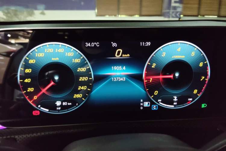 Used Mercedes-Benz A-Class 2020 A 220 L 4MATIC Sport Sedan Instrument Cluster