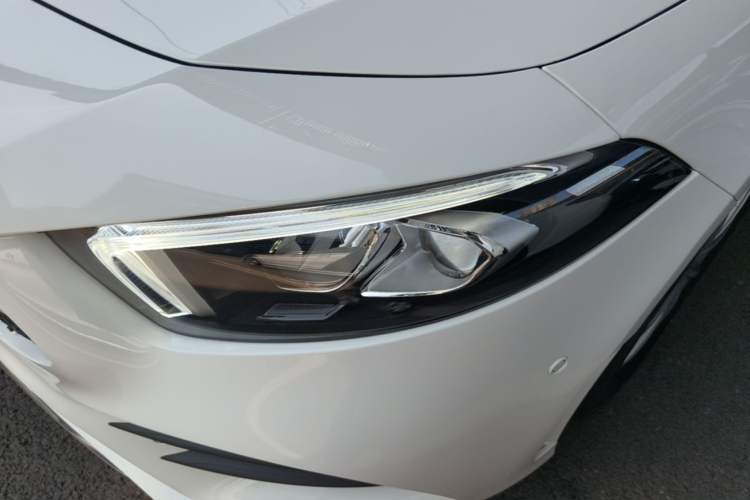 Used Mercedes-Benz A-Class 2020 Restyled A 200 L Sport Sedan Dynamic Version Left Front Headlight