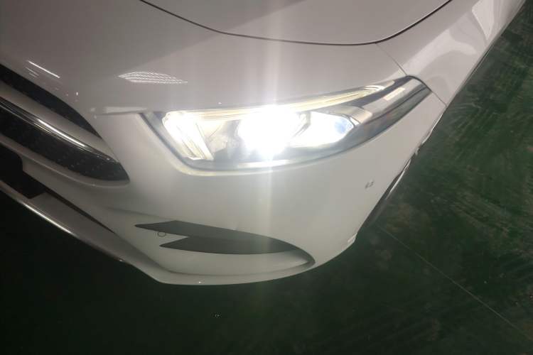 Used Mercedes-Benz A-Class 2020 Restyled A 200 L Sport Sedan Dynamic Version Left Front Headlight