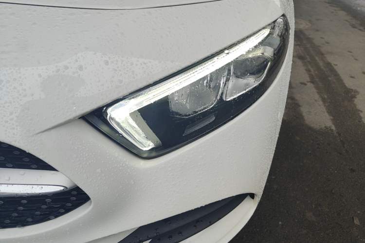 Used Mercedes-Benz A-Class 2020 Restyled A 200 L Sport Sedan Dynamic Version Left Front Headlight