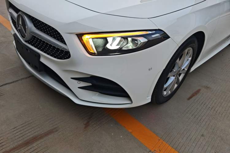 Used Mercedes-Benz A-Class 2020 Restyled A 200 L Sport Sedan Dynamic Version Left Front Headlight