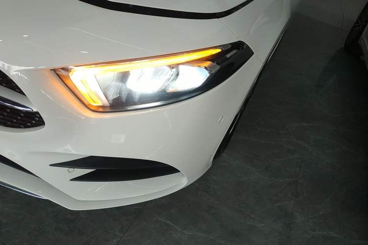 Used Mercedes-Benz A-Class 2020 Restyled A 200 L Sport Sedan Dynamic Version Left Front Headlight
