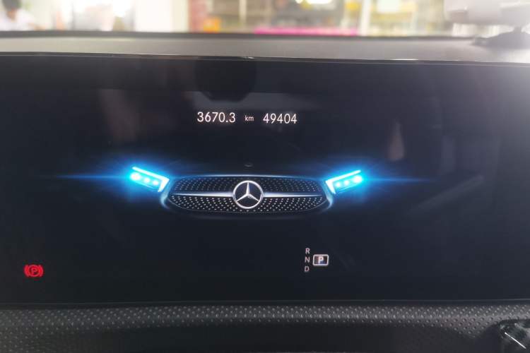 Used Mercedes-Benz A-Class 2020 Second Facelift A 180 L Sport Sedan Odometer Close Up