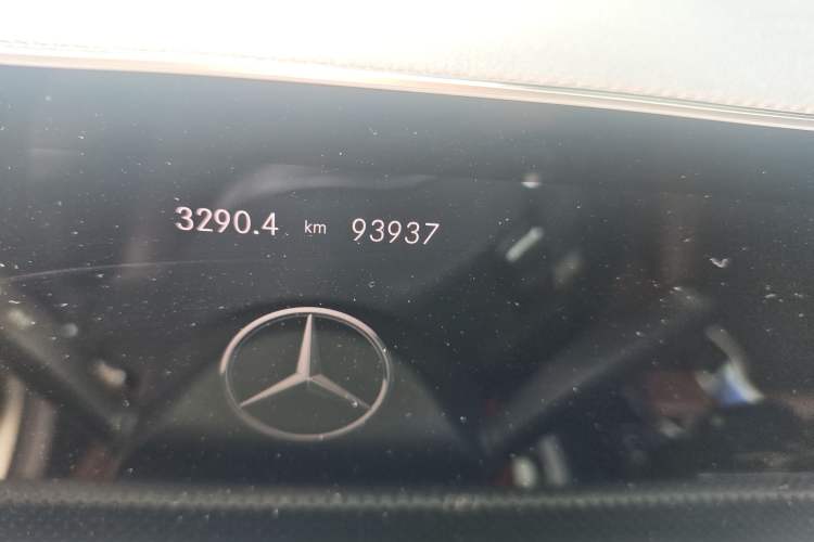 Used Mercedes-Benz A-Class 2020 A 200 L Sport Sedan Odometer Close Up