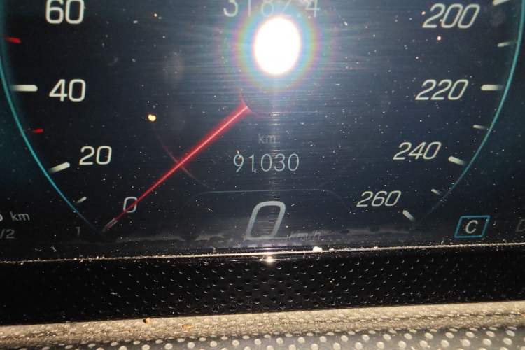 Used Mercedes-Benz A-Class 2020 A 180 L Sport Sedan Odometer Close Up