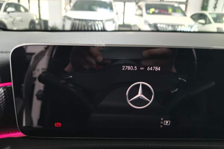 Used Mercedes-Benz A-Class 2020 A 200 L Sport Sedan Odometer Close Up