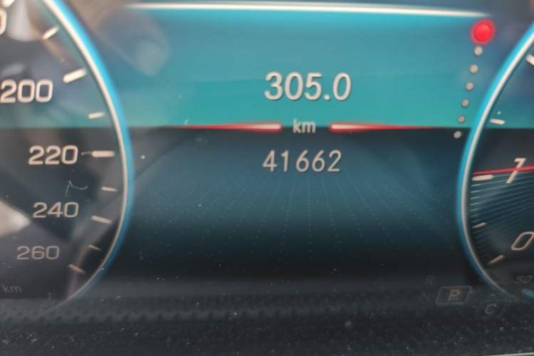 Used Mercedes-Benz A-Class 2020 Facelift A 180 L Sport Sedan Special Configuration Odometer Close Up