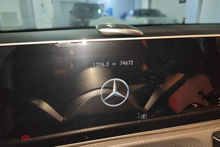 Used Mercedes-Benz A-Class 2020 A 180 Odometer Close Up