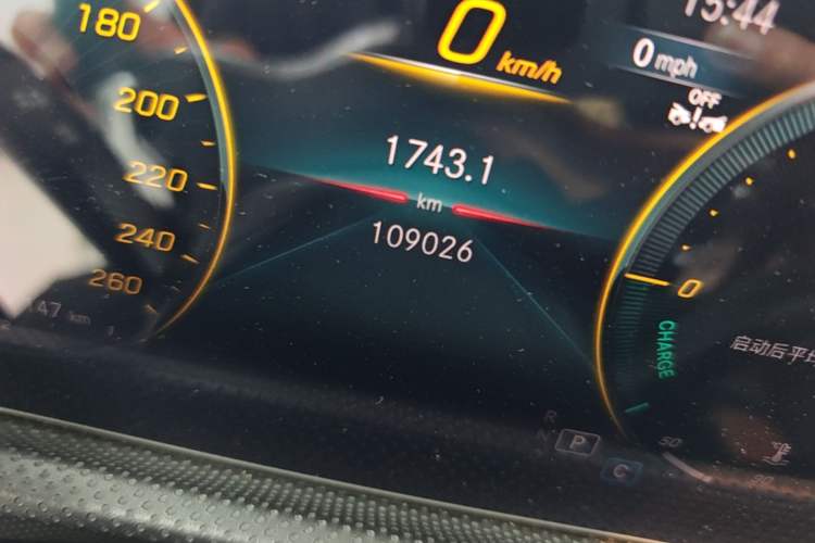 Used Mercedes-Benz A-Class 2020 A 200 L Sport Sedan Odometer Close Up
