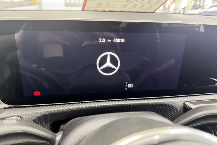 Used Mercedes-Benz A-Class 2020 A 200 L Sport Sedan Odometer Close Up