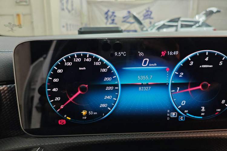 Used Mercedes-Benz A-Class 2020 Restyled A 200 L Sport Sedan Dynamic Version Odometer Close Up
