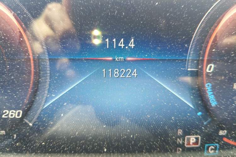 Used Mercedes-Benz A-Class 2020 Second Facelift A 180 L Sport Sedan Odometer Close Up