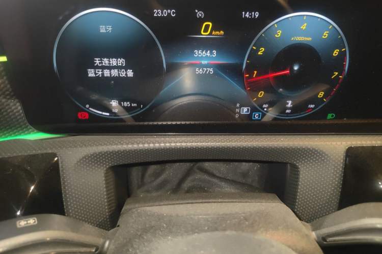 Used Mercedes-Benz A-Class 2020 A 200 L Sport Sedan Odometer Close Up