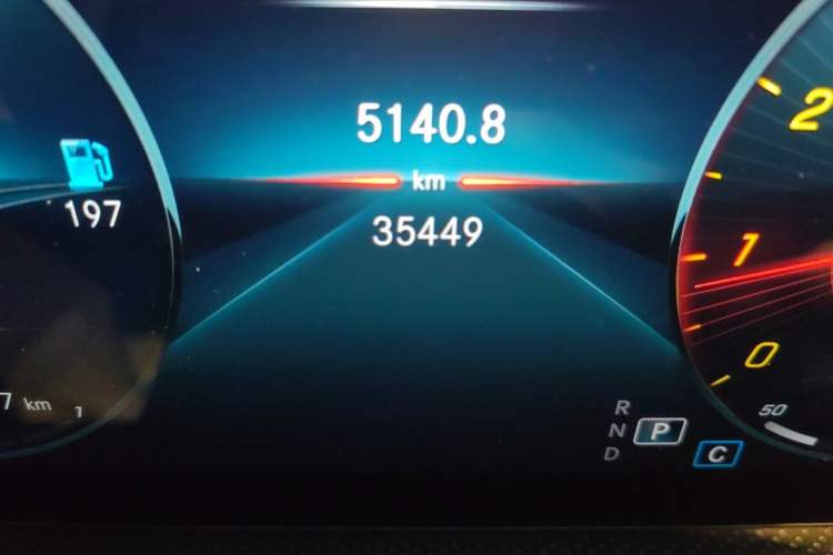 Used Mercedes-Benz A-Class 2020 Restyled A 200 L Sport Sedan Dynamic Version Odometer Close Up