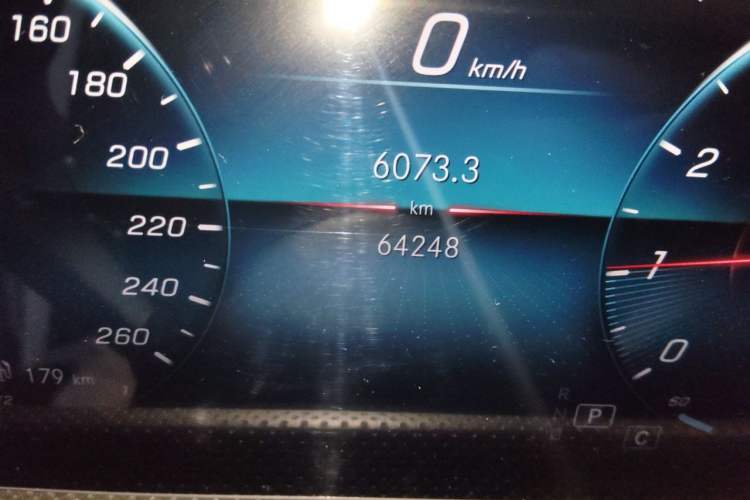 Used Mercedes-Benz A-Class 2020 Restyled A 200 L Sport Sedan Fashion Version Odometer Close Up