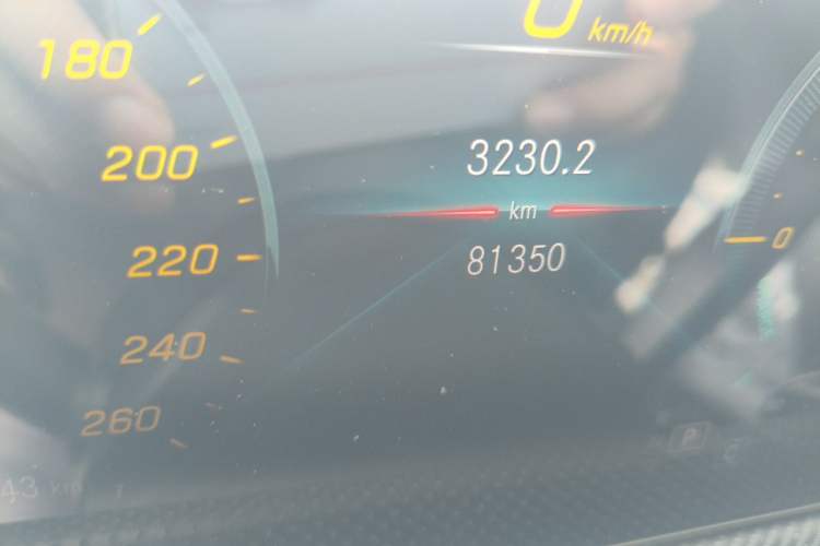 Used Mercedes-Benz A-Class 2020 Restyled A 200 L Sport Sedan Dynamic Version Odometer Close Up