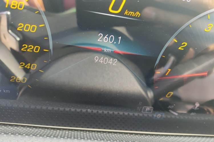 Used Mercedes-Benz A-Class 2020 Restyled A 200 L Sport Sedan Fashion Version Odometer Close Up
