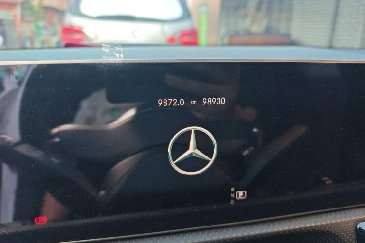 Used Mercedes-Benz A-Class 2020 A 200 L Sport Sedan Odometer Close Up