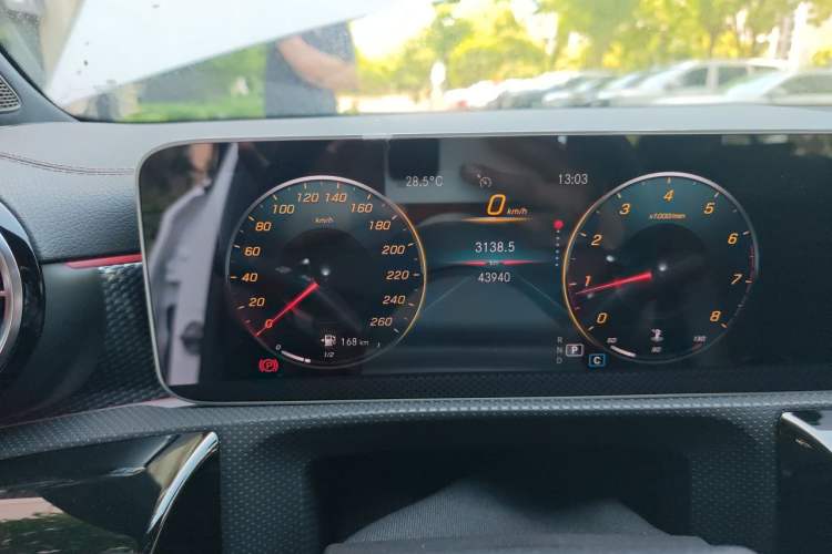 Used Mercedes-Benz A-Class 2020 Restyled A 200 L Sport Sedan Fashion Version Odometer Close Up