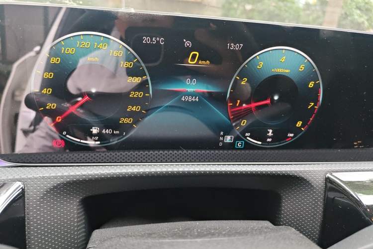 Used Mercedes-Benz A-Class 2020 Restyled A 200 L Sport Sedan Fashion Version Odometer Close Up