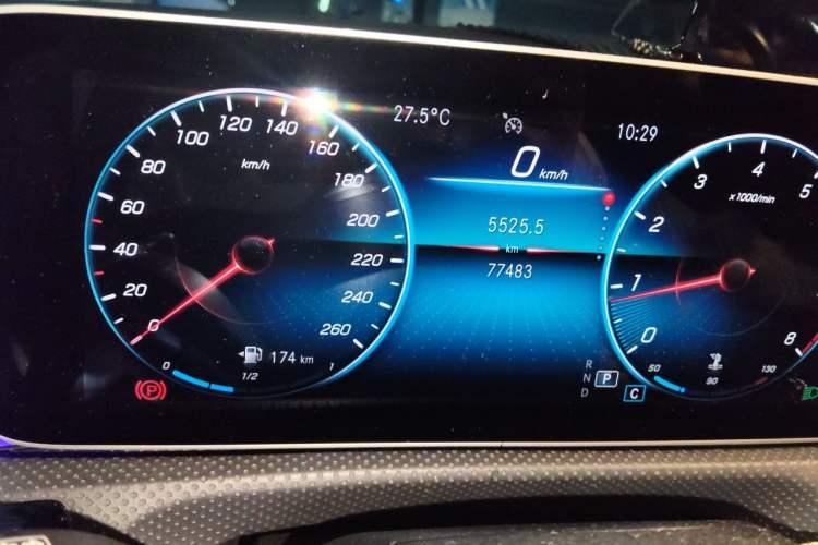 Used Mercedes-Benz A-Class 2020 Restyled A 200 L Sport Sedan Fashion Version Odometer Close Up