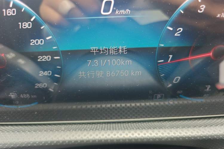 Used Mercedes-Benz A-Class 2020 Facelift A 180 L Sport Sedan Special Configuration Odometer Close Up