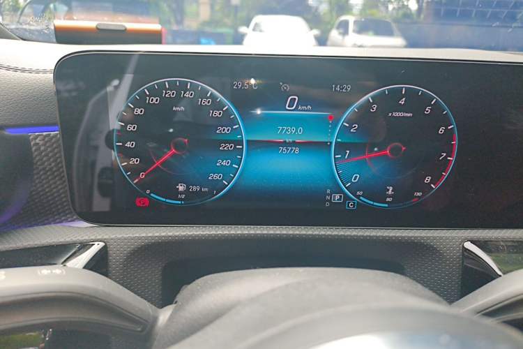 Used Mercedes-Benz A-Class 2020 Restyled A 200 L Sport Sedan Fashion Version Odometer Close Up