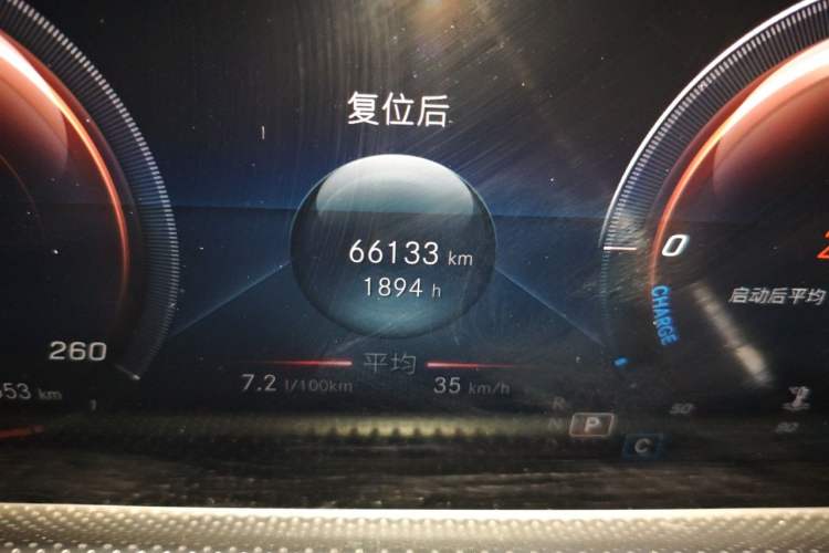 Used Mercedes-Benz A-Class 2020 A 200 L Sport Sedan Odometer Close Up