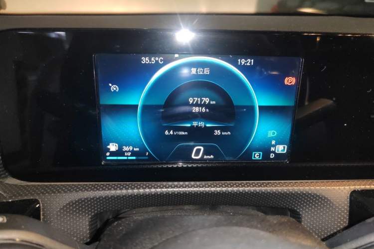 Used Mercedes-Benz A-Class 2020 A 180 L Sport Sedan Odometer Close Up