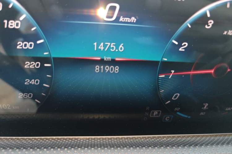 Used Mercedes-Benz A-Class 2020 Restyled A 200 L Sport Sedan Fashion Version Odometer Close Up