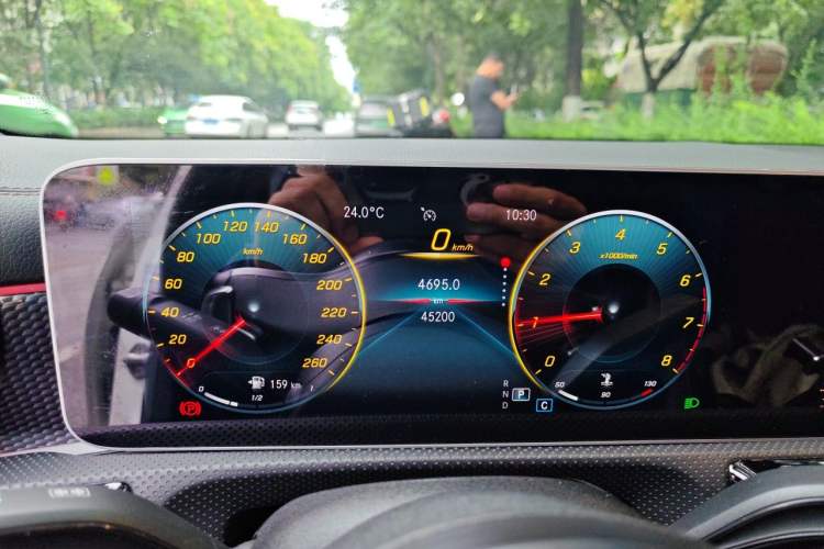 Used Mercedes-Benz A-Class 2020 Restyled A 200 L Sport Sedan Dynamic Version Odometer Close Up