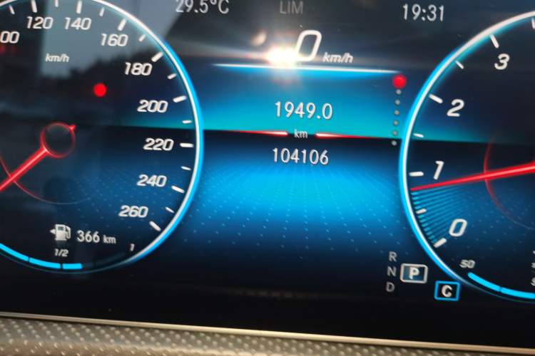 Used Mercedes-Benz A-Class 2020 Restyled A 200 L Sport Sedan Fashion Version Odometer Close Up