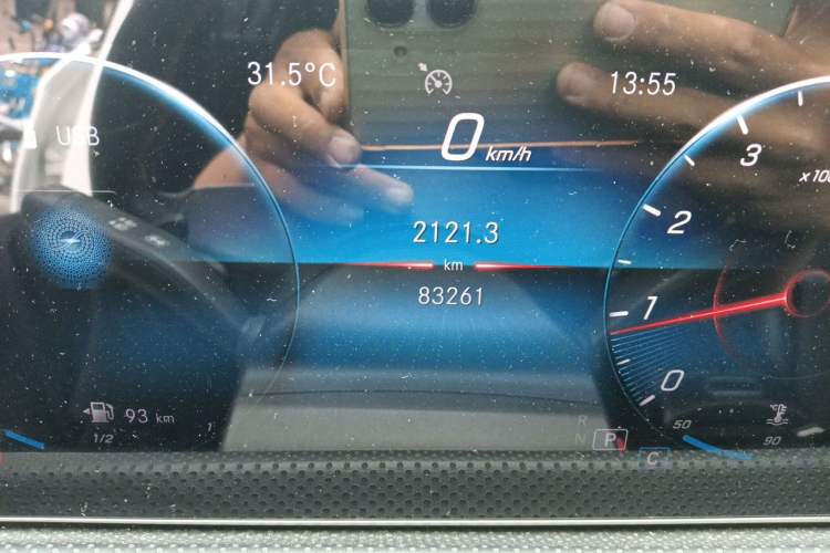 Used Mercedes-Benz A-Class 2020 Restyled A 200 L Sport Sedan Dynamic Version Odometer Close Up