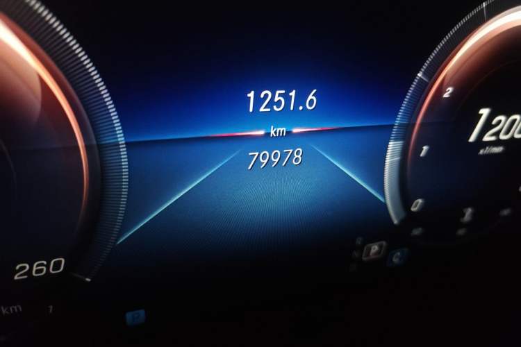 Used Mercedes-Benz A-Class 2020 Restyled A 200 L Sport Sedan Dynamic Version Odometer Close Up