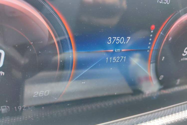 Used Mercedes-Benz A-Class 2020 A 200 L Odometer Close Up