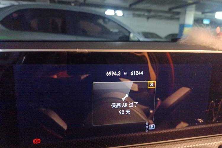 Used Mercedes-Benz A-Class 2020 A 200 L Sport Sedan Odometer Close Up