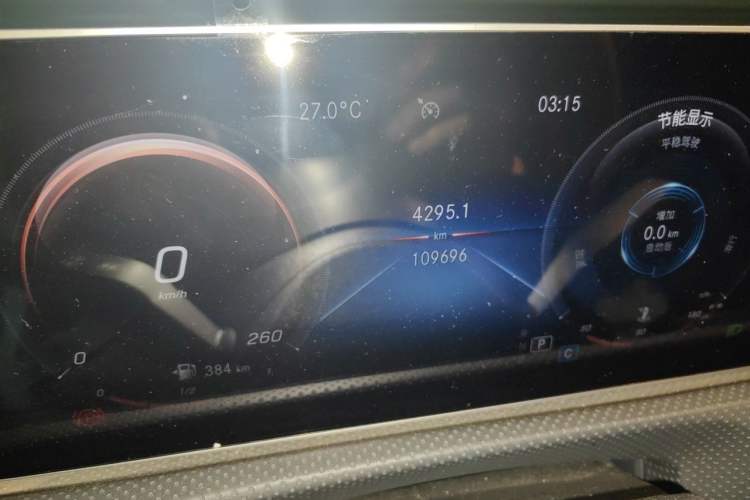 Used Mercedes-Benz A-Class 2020 Facelift A 180 L Sport Sedan Special Configuration Odometer Close Up