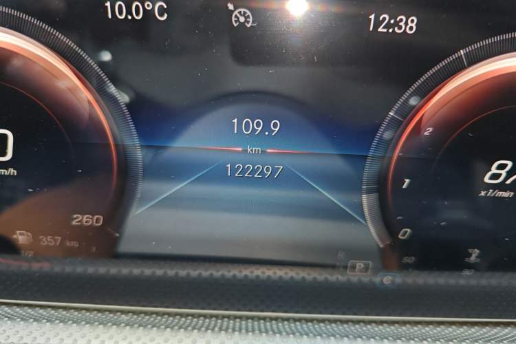 Used Mercedes-Benz A-Class 2020 Restyled A 200 L Sport Sedan Fashion Version Odometer Close Up