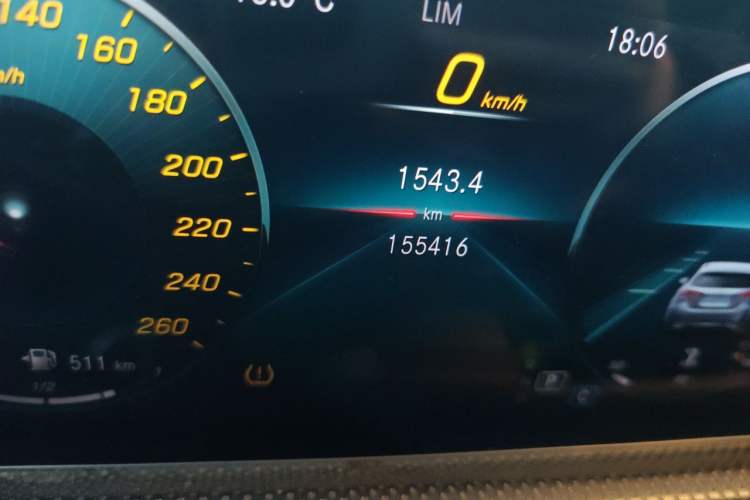 Used Mercedes-Benz A-Class 2020 Restyled A 200 L Sport Sedan Fashion Version Odometer Close Up