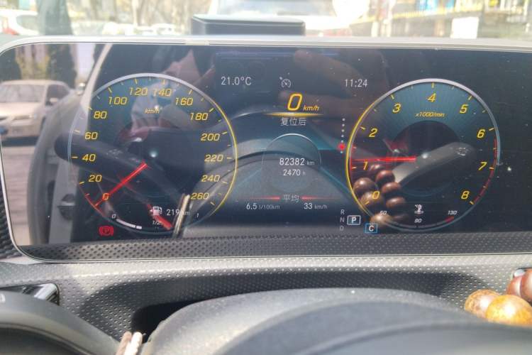 Used Mercedes-Benz A-Class 2020 Restyled A 200 L Sport Sedan Fashion Version Odometer Close Up