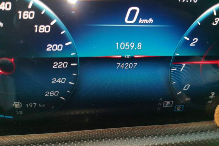 Used Mercedes-Benz A-Class 2020 A 200 L Odometer Close Up