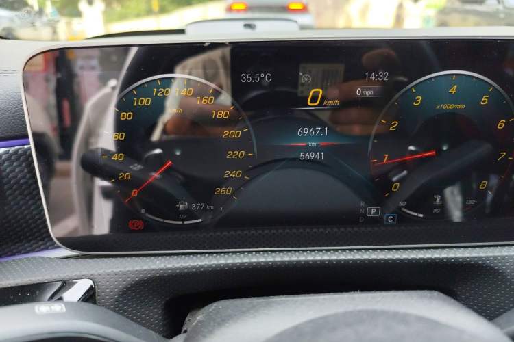 Used Mercedes-Benz A-Class 2020 Restyled A 200 L Sport Sedan Fashion Version Odometer Close Up