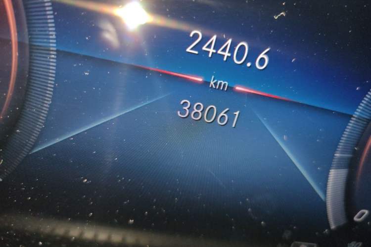Used Mercedes-Benz A-Class 2020 Restyled A 200 L Sport Sedan Dynamic Version Odometer Close Up