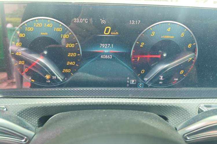 Used Mercedes-Benz A-Class 2020 Restyled A 200 L Sport Sedan Fashion Version Odometer Close Up