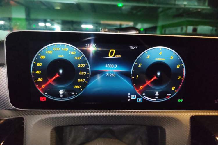 Used Mercedes-Benz A-Class 2020 Restyled A 180 L Sport Sedan Odometer Close Up